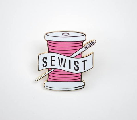 Abby Glassenberg Designs Sewist Pin Pink