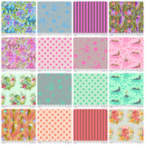 {New Arrival} Tula Pink Everglow & True Colours Neon Fat Quarter 16pcs Full bundle