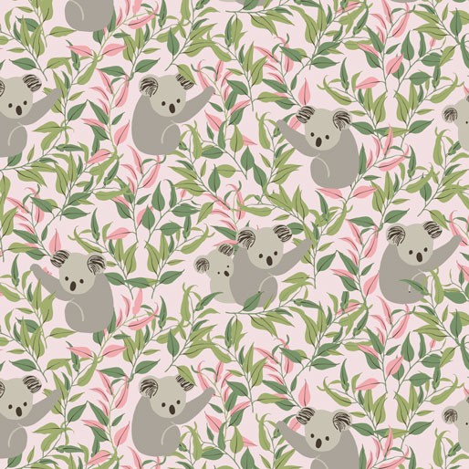Amanda Joy Designs Koala Climb Main Pink