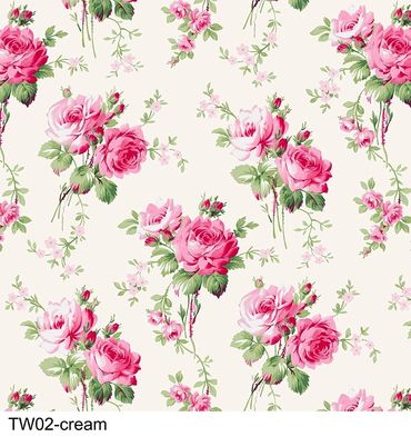 Tanya Whelan Barefoot Roses Classics Medium Floral Cream