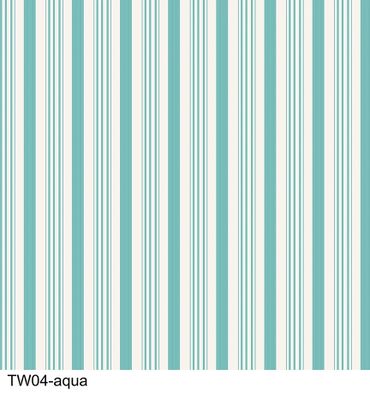 Tanya Whelan Barefoot Roses Classics Stripe Aqua
